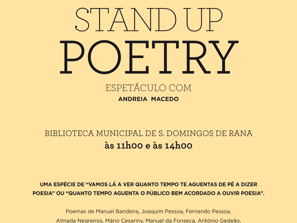 Poesia em Cascais, no dia dela